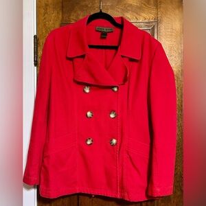 Jones Jeans Vibrant Red Peacoat